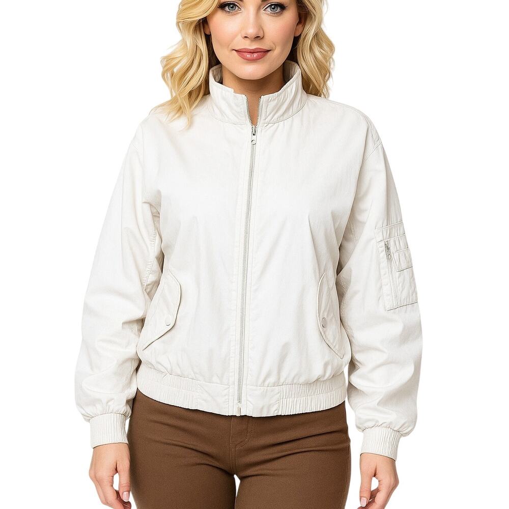 Vintage 80s/90s ADA Jacket Womens Medium Full Zip Pockets